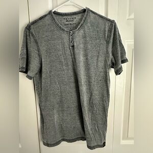 Lucky Brand Venice Burnout Notch Neck Tee